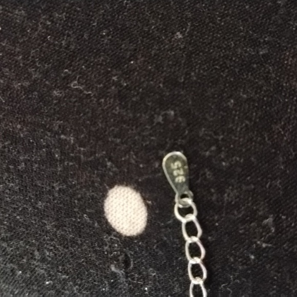 925 Sterling Silver U Link Necklace Link Necklace Modern Choker Necklace - Picture 7 of 7